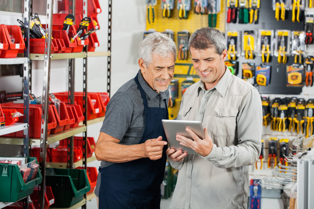 hardware store owner