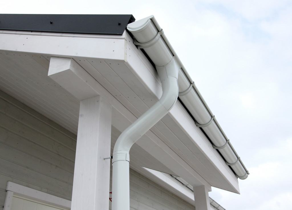 Image of a home's downspout