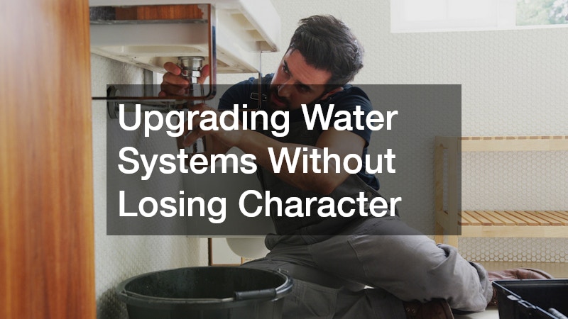 Upgrading Water Systems Without Losing Character