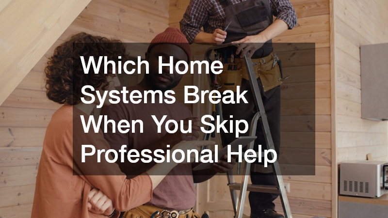Which Home Systems Break When You Skip Professional Help