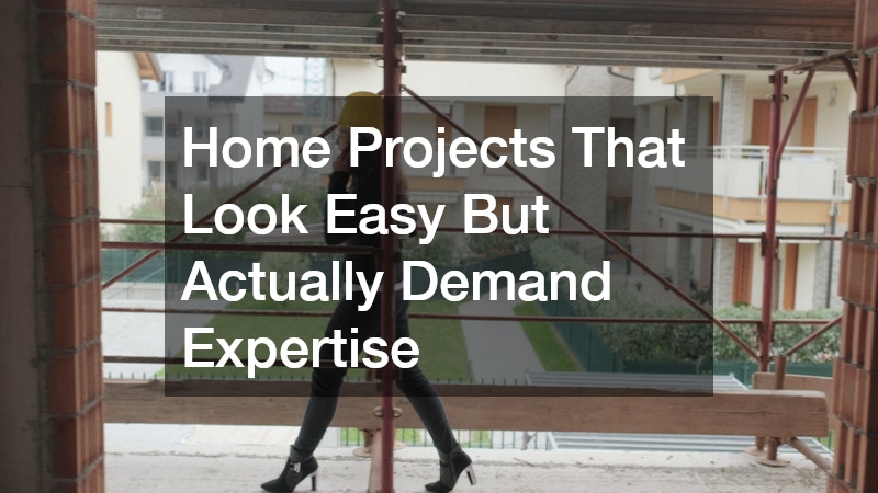 Home Projects That Look Easy But Actually Demand Expertise